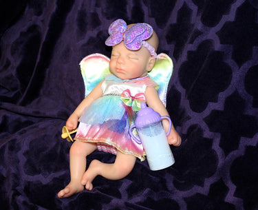 Silicone Baby Doll Full Body Reborn Preemie 13" 2.3lbs Platinum Silicone Dolls Realistic Real Lifelike Weighted Babies Ecoflex Bathtub Baby
